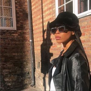 Fuzzy Bucket Hat Blogger & Model Favourite Y2K